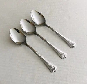 Stanley Roberts Rogers Co Stainless Triumph 3 Teaspoons Glossy - Picture 1 of 4