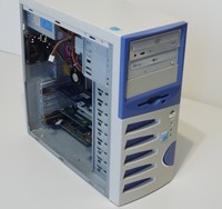 Retro computer DUAL SOCKET 370 GIGABYTE GVXD7  2xPentium III 733Mhz. VINTAG PC