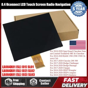 For 17-22 Jeep Grand Cherokee 8.4 Uconnect LCD Touch Screen Radio Navigation OEM - Picture 1 of 20