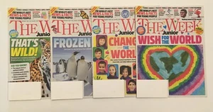 The Week Junior Kids Magazines Lot Of 4 Dec 2021 News Articles Jaguars Antarctic - Picture 1 of 8