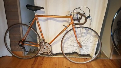 Vélo de course Jacques Anquetil ancien orange vintage cadre Durifort 888  - Photo 1/4