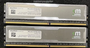 MSL4U213FF8G18X2 Mushkin Enhanced Silverline 16GB Kit (2 X 8GB) PC4-17000 DIMM - Picture 1 of 1