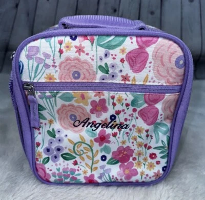 NUEVO SIN ETIQUETAS BOLSA DE ALMUERZO CLÁSICA POTTERY BARN KIDS Floral Mackenzie “Angelina” Foto 1 de 4