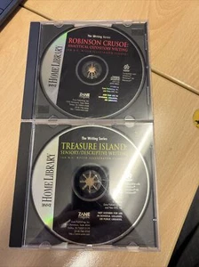 Home library PC MAC CD rom writing series treasure island and robinson crusoe - Picture 1 of 5