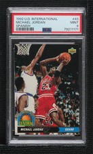 1992-93 Upper Deck International Spanish Michael Jordan #43 PSA 9 MINT HOF
