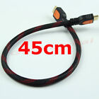 45cm Short short 1.5 Feet HDMI Cable for HD TV 3D 1080p HDMI 1.4 strong braided