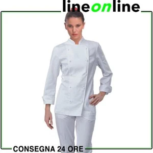 Giacca cuoca Siggi Amabel bianca art. 28GA0194 - Imagen 1 de 2