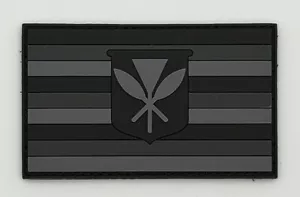 Parche Táctico Moral Bandera Kanaka Maoli Sometido Gancho PVC REINO HAWAIANO Hawai - Imagen 1 de 3