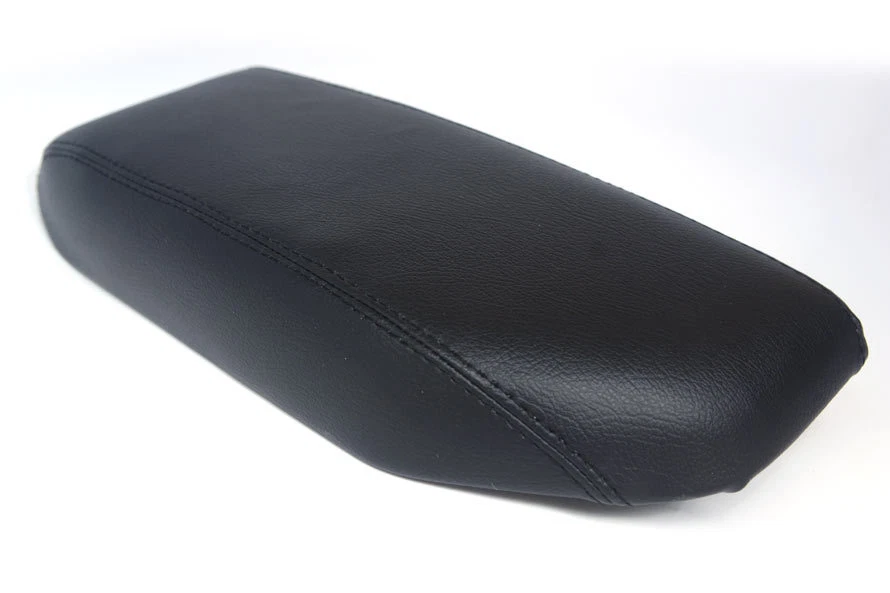 Compatível com 02-04 Isuzu Axiom couro sintético apoio de braço console central capa preta - Imagem 1 de 2