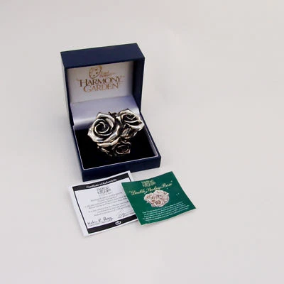 Double Sterling Rose Vanity Box Sterling Silver 2000 by Robert Glover - Imagem 1 de 4