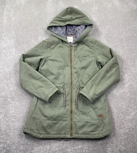 Roxy Primo Full Zip Up Hooded Parka Winter Jacket Women's Size M Dusty Olive - Picture 1 of 11