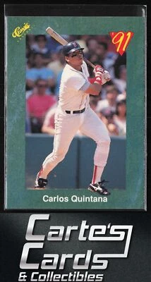Carlos Quintana 1991 Classic III Travel Green #T75 Boston Red Sox - Image 1 of 2
