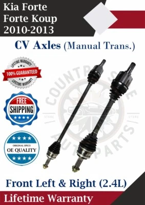 Ejes CV delanteros para Kia Forte/Koup 2010-2013 2,4 L transmisión manual Garantía de por vida Foto 1 de 4