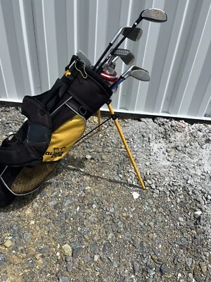 GOLDEN BEAR CUB JUNIOR JR KIDS GOLF CLUB SET w/ BAG 46"-52" Height , Extra Clubs - Image 1 of 4