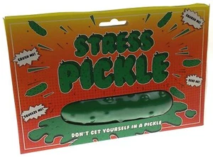 Stressabbau Gurke Knebel Geschenk Schaum zerdrückbar Stofftier sensorisches zappeln Handübung - Bild 1 von 3