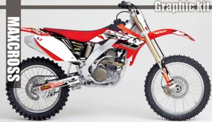 Maxcross Design Graphic kit Full Decal FOR HONDA 2004-2019 CRF250X CRF450X - Picture 1 of 2