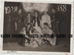 Old Poland Photo Original Before WWII Year 1938 Amateur Theater - Picture 1 of 2