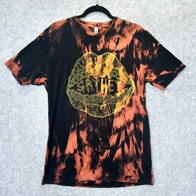 Camiseta SAY HEYT Mujer M Música Grunge Negra Tinte Blanqueador Festival SIGUIENTE NIVEL Foto 1 de 4