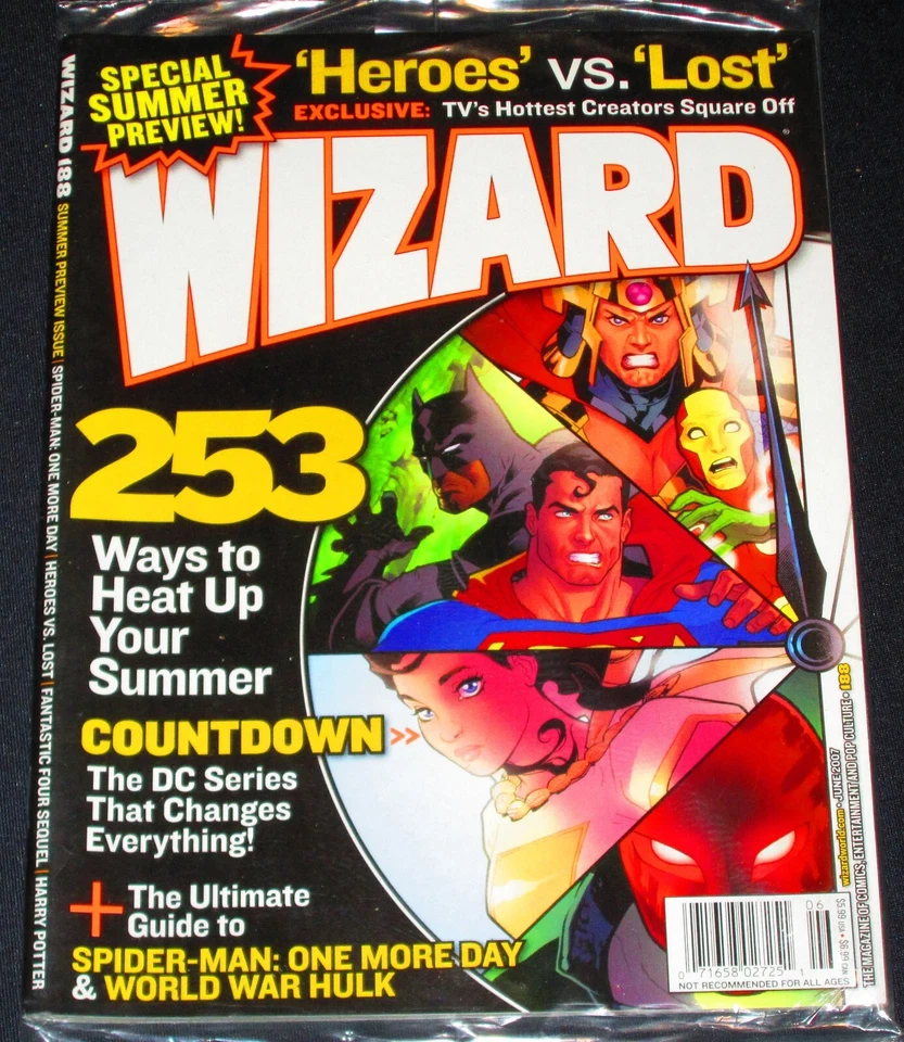 Wizard the Comics Magazine Spider-Man 3 I'm Out To Kill Spiderman #187 1941-2007