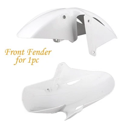 Para Honda VFR800 2002-2012 2003 2004 Guardabarros delantero Carenado Capucha Plástico ABS Blanco Foto 1 de 4
