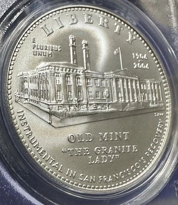 2006-S SF Old Mint Silver Dollar PCGS MS69 $1 & 2006 Quarter Proof Set - Image 1 of 4