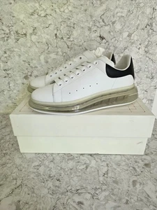 ALEXANDER MCQUEEN Oversized Bubble Mens UK 9 EU 43 Clear White trainers Shoes - Picture 1 of 10