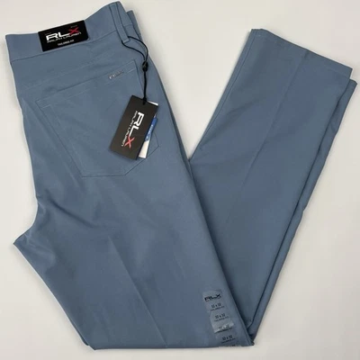Ralph Lauren RLX Tailored Fit Performance Twill Golf Pants Mens Blue Size 32x32 - Image 1 of 4