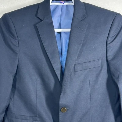 Abrigo deportivo The Savile Row Co para hombre 38S azul marino dos botones dorados solapa con muescas Foto 1 de 4