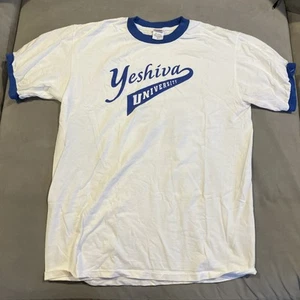 RARE - Vintage - Anvil - YESHIVA UNIVERSITY - Salute To Isreal Parade T Shirt- L - Picture 1 of 5