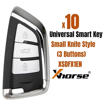Xhorse Universal Smart Key Small Knife Style 3 Button XSDFX1EN for VVDI NIMI KEY - Image 1 of 4
