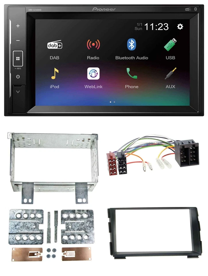 Pioneer DAB MP3 2DIN Bluetooth USB Autoradio für Kia Ceed 09-12 proCeed 11-13 - Bild 1 von 4