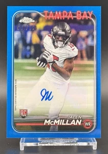 Jalen McMillan [RC, AU] - 2024 Topps Chrome Rookie Auto Blue Refractor/150 - Imagen 1 de 2