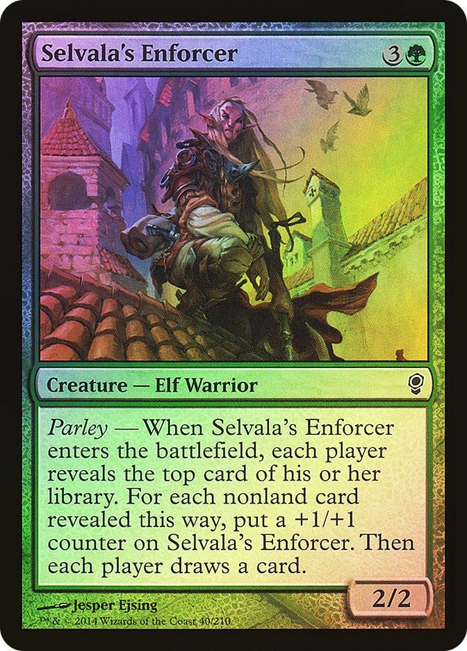 MTG FOIL Selvala's Enforcer  - Conspiracy #040 - Image 1 of 1