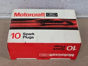 NOS Motorcraft Spark Plugs 10-pk Part # BRF82 1950-70 Ford Lincoln Mercury V8 - Picture 1 of 2