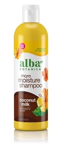 Alba Botanica More Moisture Shampoo, Coconut Milk, 12 Oz (Packaging May Vary) - Picture 1 of 7