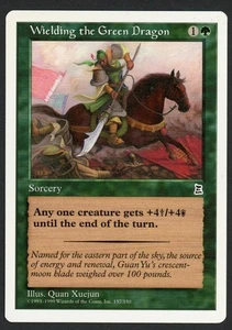 ***English Wielding the Green Dragon*** MTG Portal 3 Kingdoms Kid Icarus - Picture 1 of 2