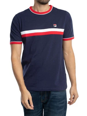 Fila de los hombres Camiseta Razee, Azul - Imagen 1 de 4