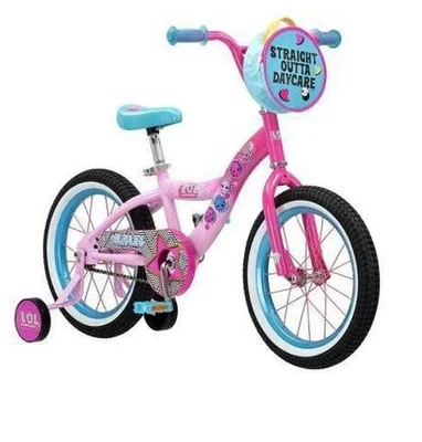 Nuevo + Caja LOL Sorpresa Bicicleta Niños, Rueda 16 Pulgadas, Niñas + Ruedas de Entrenamiento PickupOnly Foto 1 de 3