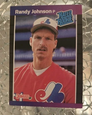 RC~RANDY JOHNSON ROOKIE ~1989 DONRUSS ~ ERRORES FECHA DE NACIMIENTO INCORRECTA Y ** Foto 1 de 2