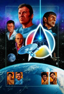 STAR TREK Poster Artwork Print  - HD A3 - RARE PRINT - FREE NEXT DAY DELIVERY - Picture 1 of 1