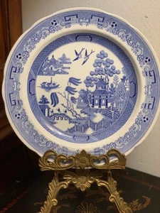 SPODE BLUE ROOM COLLECTION " WILLOW" PLATE 10 1/4" MADE IN ENGLAND - Picture 1 of 3