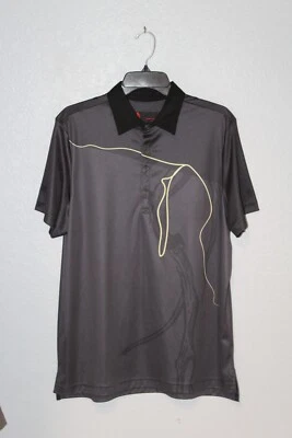 Camisa Polo Jamie Sadock Elastizada Performance Hombre GRANDE Gris Foto 1 de 4