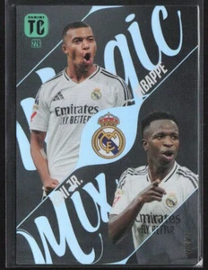 Tarjeta coleccionable Panini 2025 Top Class No. 226 Kylian Mbappe Vini Jr. Magic Mix - Imagen 1 de 2