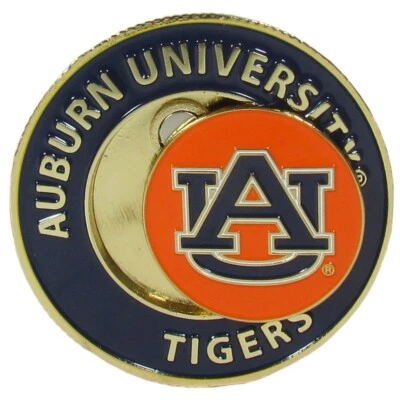 SISKIYOU Auburn Tigers 1.75" Diameter Team Logo Coin Golf Ball Marker NCAA Licensed
