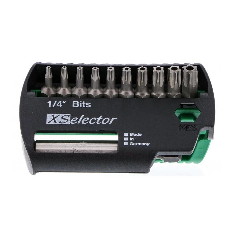 Wiha Tools 79447 10 Piece Security Torx XSelector Bit Set - Image 1 of 1