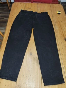 Vintage Levi's 545 Jeans Men's 38 X 30 Black Denim - Picture 1 of 6