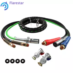 12Ft 3-in-1 Wrap Set For Semi Truck Tractor Trailer Air Line Hose Assemblies - Picture 1 of 17