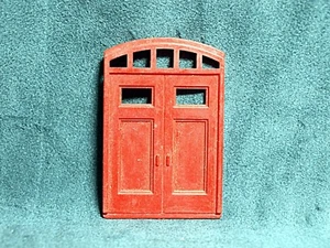 Plasticville Police Station Red Front Door O-S Scale - Picture 1 of 1