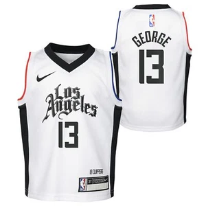Nike NBA Kids (4-7) Los Angeles Clippers Paul George #13 City Edition Jersey - Picture 1 of 6
