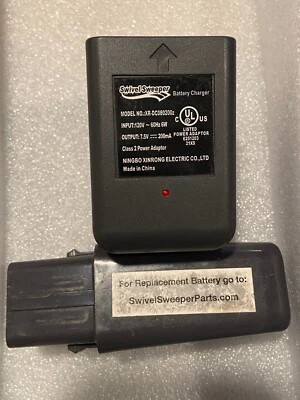 Cargador de batería y enchufe barredora giratoria modelo # XR-DC080200z *usado* mmm1 Foto 1 de 4